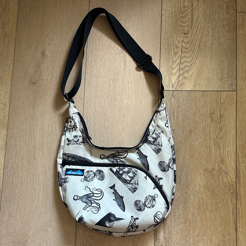 KAVU Singapore Satchel Backpack, Natural Diver